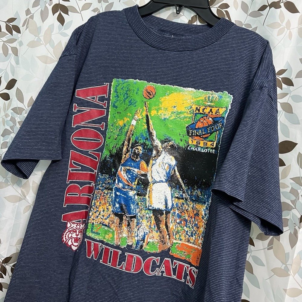 Vintage Arizona Wildcats NCAA Final Four 2001 Championship T-Shirt Gildan Large